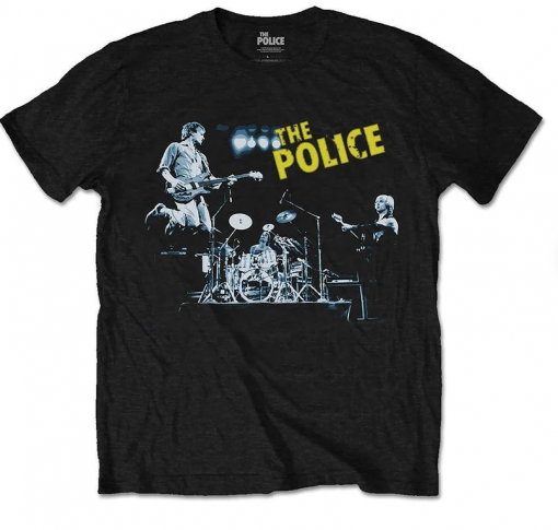 The Police T-Shirt – Live Design – Unisex Official Licensed Design T Shirt