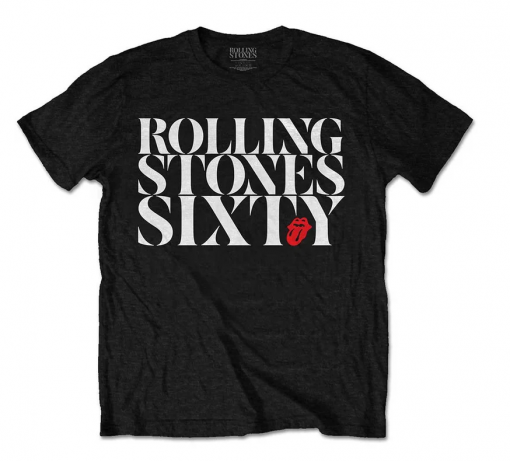 The Rolling Stones Officially Licensed Concert T Shirt Sixty ’62 – ’22 Tour New