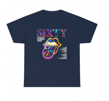 The Rolling Stones Sixty Stones Europe 2022 Tour Unisex shirt The Rolling Stones