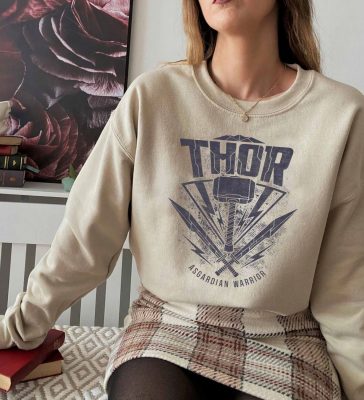 Thor Asgardian Warrior Love And Thunder Marvel Swearshirt 2