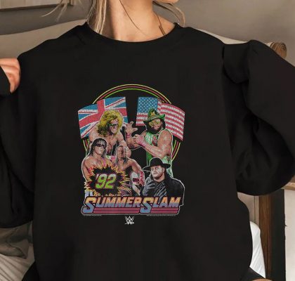 WWE Vintage Summer Slam Poster T Shirt 1
