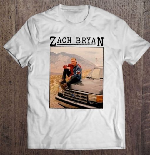 Zach Bryan American Heartbreak Belting Bronco T Shirt