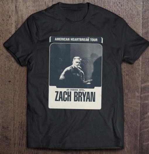 Zach Bryan American Heartbreak Tour 2022 T Shirt