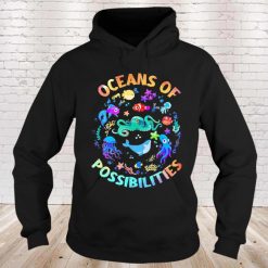 cute oceans of possibilities summer reading sea creatures t shirt 3