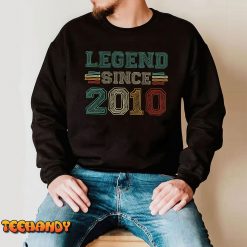 12 Years Old Legend Since 2010 12th Birthday T-Shirt