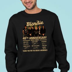 48th Anniversary Blondie 1974-2022 Thank You For Memories Signatures Unisex T-Shirt