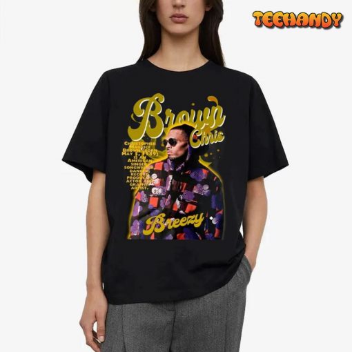 90s Retro Chris Brown Breezy Unisex T-Shirt
