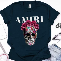 Amiri Skull Shirt, Amiri Grateful Dead Tee, Amiri Floral Shirt