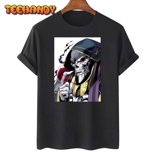 Anime Overlord Ainz Ooal Gown Men’s Cotton T Shirt