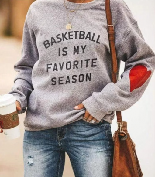 Basketball is my Favorite Season Sweatshirt, Love Basketball Sweatshirt