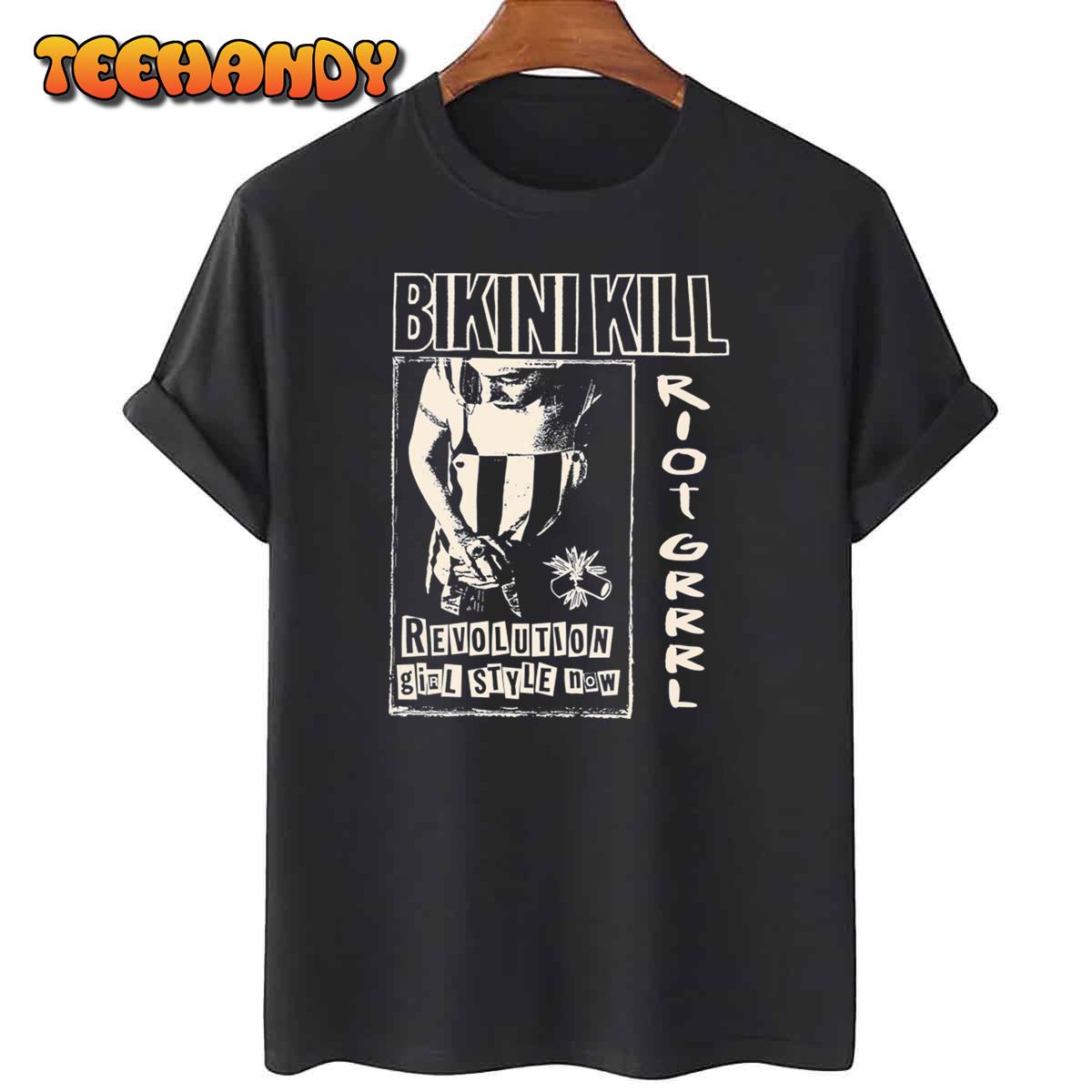 kaptajn automatisk cirkulation Bikini Kill Punk Rock 80s Music Vintage Unisex T Shirt