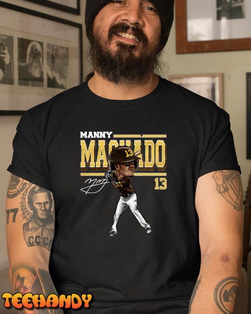 Carton Manny Machado Baseball Signature Trending Unisex T-Shirt
