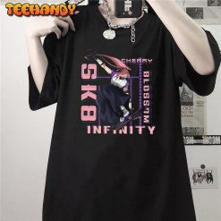 Cherry Blossom Anime Sk8 The Infinity Unisex T Shirt img3 C13