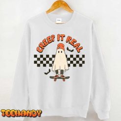 Creep it real Ghost Boy Vintage Retro Halloween Fall Season T Shirt img2 13