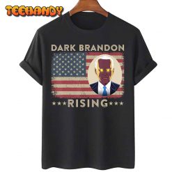 Dark Brandon is Rising Dark Brandon Rises Pro Biden USA Flag T Shirt img1 C11