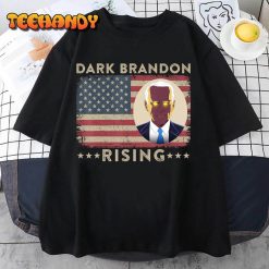 Dark Brandon is Rising Dark Brandon Rises Pro Biden USA Flag T Shirt img2 C12
