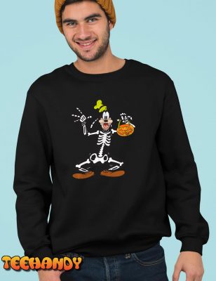 Disney Goofy Skeleton Halloween Sweatshirt img3 C5
