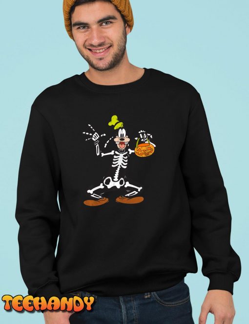 Disney Goofy Skeleton Halloween Sweatshirt