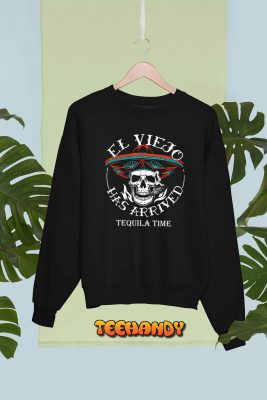 El Viejo Has Arrived Tequila Time Vintage T Shirt img1 C6