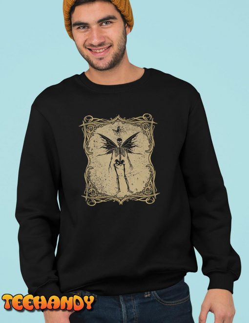 Fairy Grunge Aesthetic Butterfly Skeleton Fairycore Gothic T-Shirt