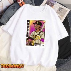 Fernando Tatis Jr. Simpsons Inspired Baseball Card Parody Unisex T Shirt img1 8