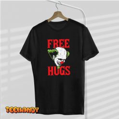 Free Hugs Clown Lazy Halloween Costume Scary Creepy Horror T Shirt img1 C9