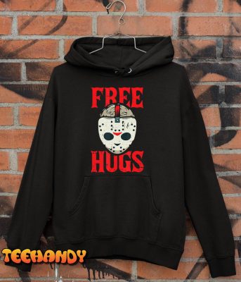 Free Hugs Lazy Halloween Costume Scary Creepy Horror Movie T Shirt img2 C10
