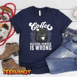 Funny Coffee TShirt Coffee Lover Shirt Cute Cat T Shirt img3 3
