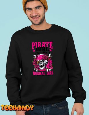 Funny Pirate Shirt Women Jolly Roger Girls Freebooter T Shirt img2 2