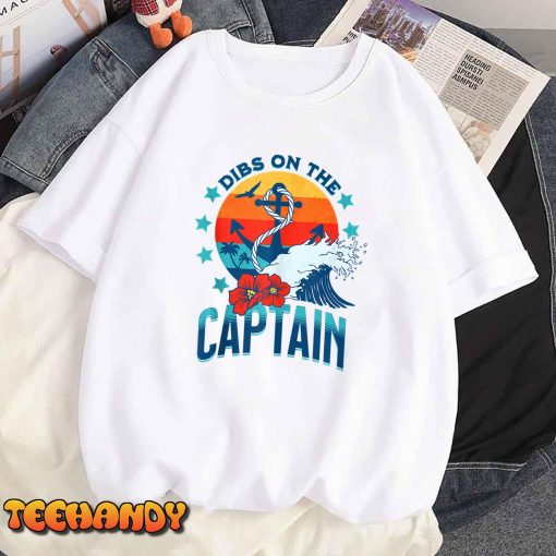 Funny Pontoon Boat Captain – Dibs on The Captain Tank Top