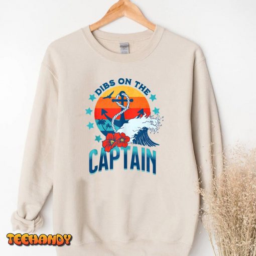 Funny Pontoon Boat Captain – Dibs on The Captain Tank Top