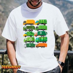 Garbage Truck Recycling Day Trash Waste Separation Birthday T-Shirt