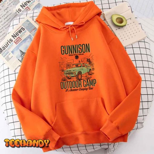 Gunnison National Forest Colorado Summer Outdoor Camp T-Shirt