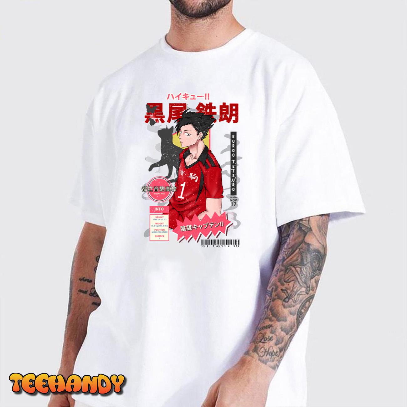 Haikyuu Fan Art Kuroo Tetsurou Unisex T Shirt img2 3