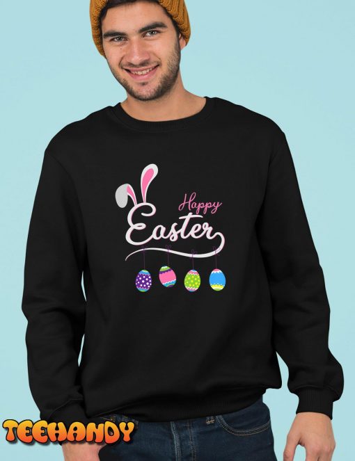 Happy Easter Bunny Eggs Hunting T-Shirt