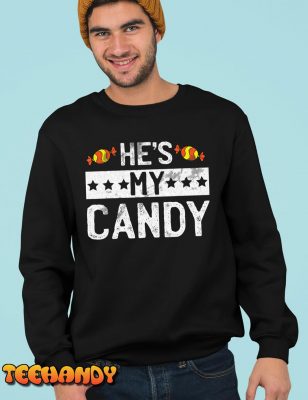 Hes My Candy Lazy Halloween Costume Funny Couple Matching T Shirt img3 C5