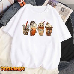 Horror Fall Coffee Pumpkin Spice Latte Iced Autumn Halloween T Shirt img1 8