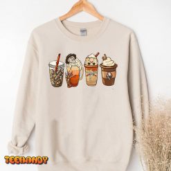 Horror Fall Coffee Pumpkin Spice Latte Iced Autumn Halloween T Shirt img3 t3