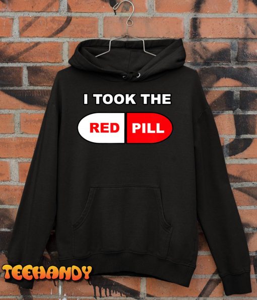I took the Red Pill Funny Halloween Costume Pilled Blue T-Shirt