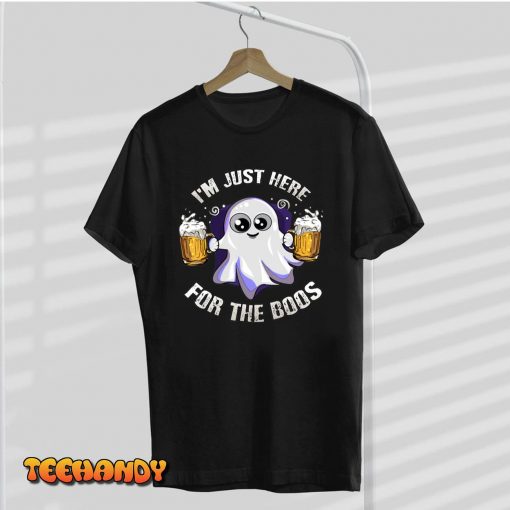 I’m Just Here For The Boos Funny Halloween Costume Gift T-Shirt