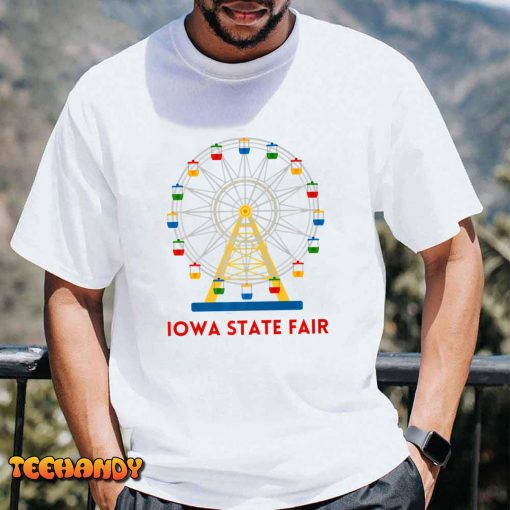 Iowa State Fair Ferris Wheel County Fair Premium T-Shirt