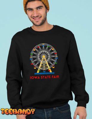 Iowa State Fair Ferris Wheel County Fair Premium T Shirt img2 2