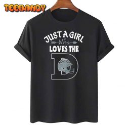 Just A Girl Who Loves The Dallas Cowboys D Funny Retro Football Relaxed Fit T Shirt img1 C11