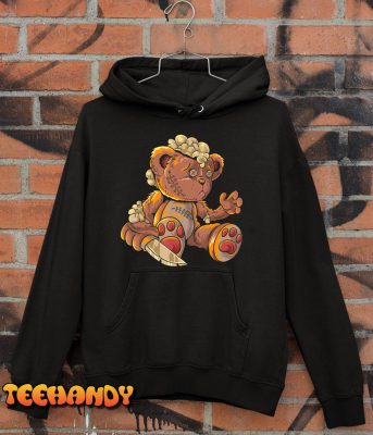 Killer Teddy Bear Lazy Halloween Costume Scary Monster T Shirt img2 C10