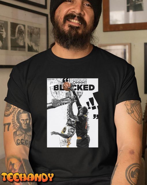 LeBron James Chasedown Block Andre Lguodala Unisex T-Shirt