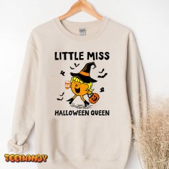Little Miss Halloween Queen Pumpkin T Shirt img3 t3