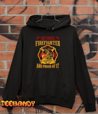 Mens Retired Firefighter And Proud Of It Retired Firefighter T Shirt img2 C10