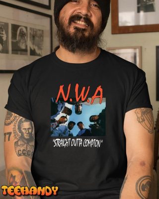 NWA T Shirt N.W.A Ice Cube Eazy E Dr. Dre N.W.A Merch Tour Hip Hop Rap Unisex T Shirt img3 C1