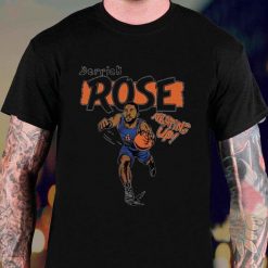 New York Knicks Derrick Rose Homage Royal Unisex T-Shirt