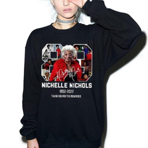 Nichelle Nichols Thank You For The Memories Signature Shirt